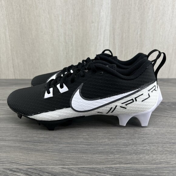 Nike Vapor Edge 360 2 Size 8 Mens Black White Football Cleats - Picture 3 of 11